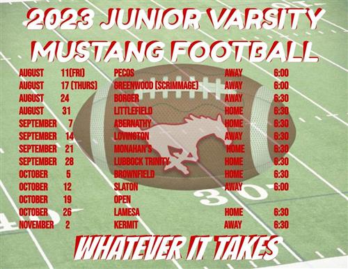 JV Football 2023